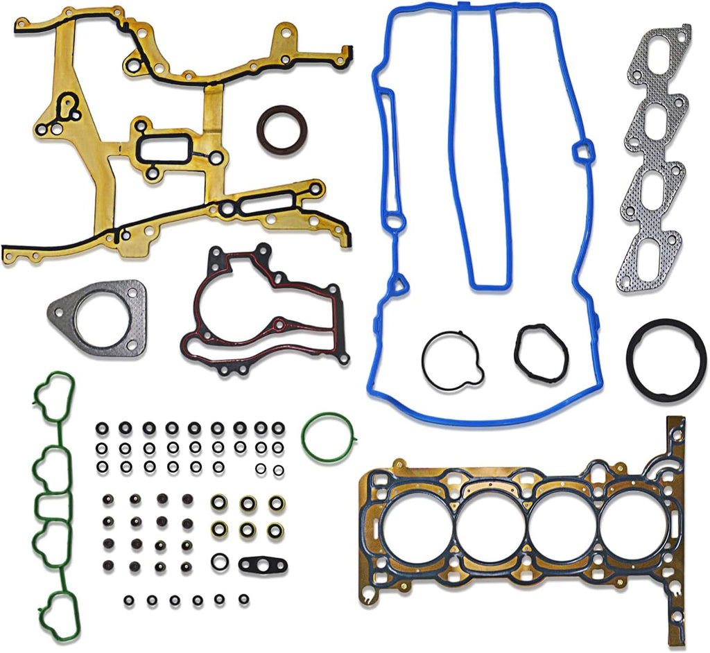 GOCPB Cylinder Head Gasket Set with Head Bolt for Trax/Sonic/Cruze/Cruze Limited 2011-2016, for Buick Encore 2013-2016 1.4L Turbo HS54898, HS31411,HS26540PT-1 (with Bolts)