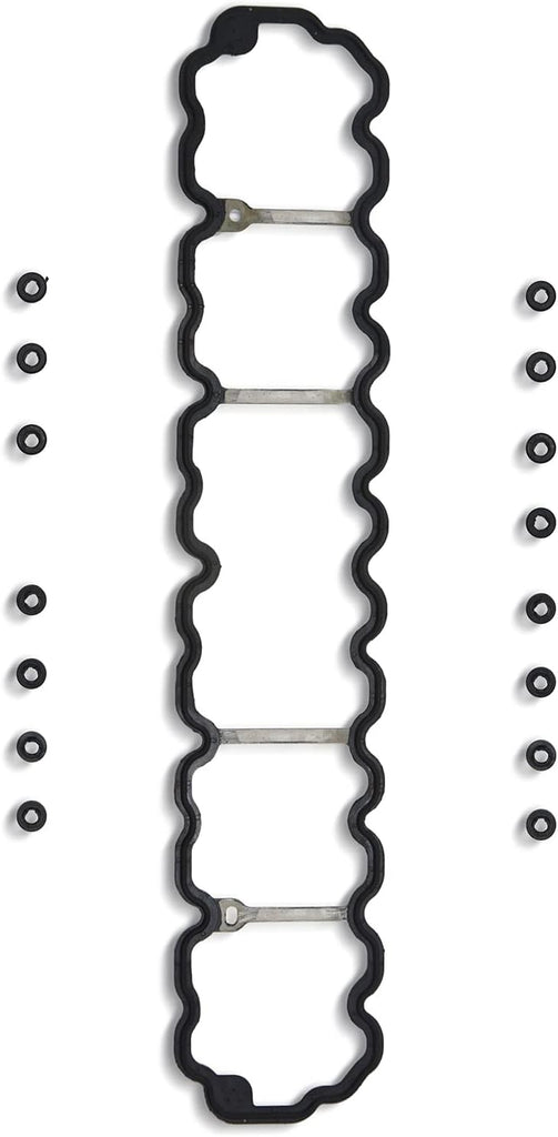 GOCPB Engine Cylinder Valve Cover Gasket VS50458R Compatible with Cherokee 1996-2001 Grand Cherokee 1996-2004 TJ Wrangler 1997-2006 4.0L L6