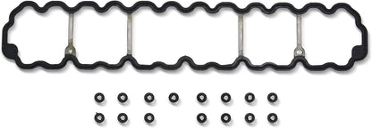 GOCPB Engine Cylinder Valve Cover Gasket VS50458R Compatible with Cherokee 1996-2001 Grand Cherokee 1996-2004 TJ Wrangler 1997-2006 4.0L L6