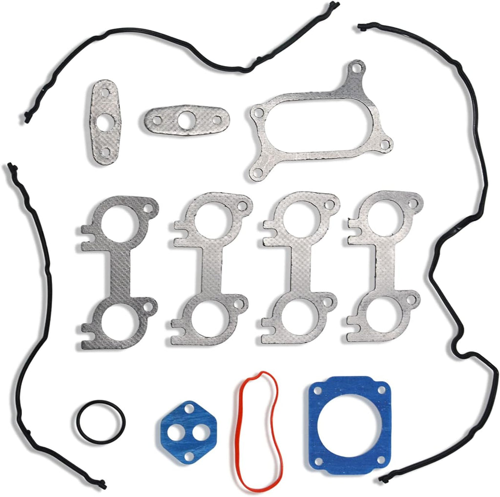 GOCPB Cylinder Head Gasket Set with Head Bolts HS9790PT-15 ES72798 Compatible with Ford Expedition F250 F350 Super Duty 00-04 E350 Super Duty F150 00-03 E150 E250 Econoline 00-02 5.4L V8